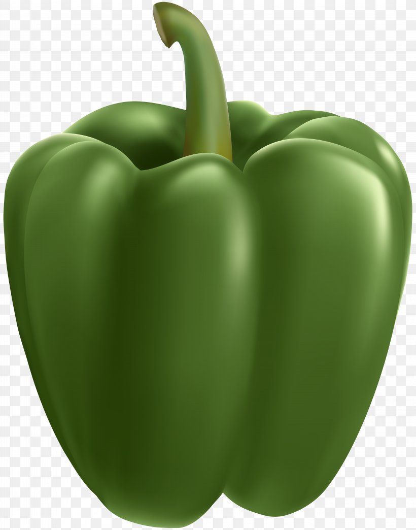 Green Bell Pepper Chili Pepper Vegetable Clip Art, PNG, 6279x8000px, Bell Pepper, Apple, Bell Peppers And Chili Peppers, Capsicum, Chili Pepper Download Free