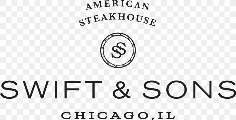 Swift & Sons Chophouse Restaurant Cumin Food, PNG, 1018x520px, Swift Sons, Area, Black And White, Brand, Chicago Download Free
