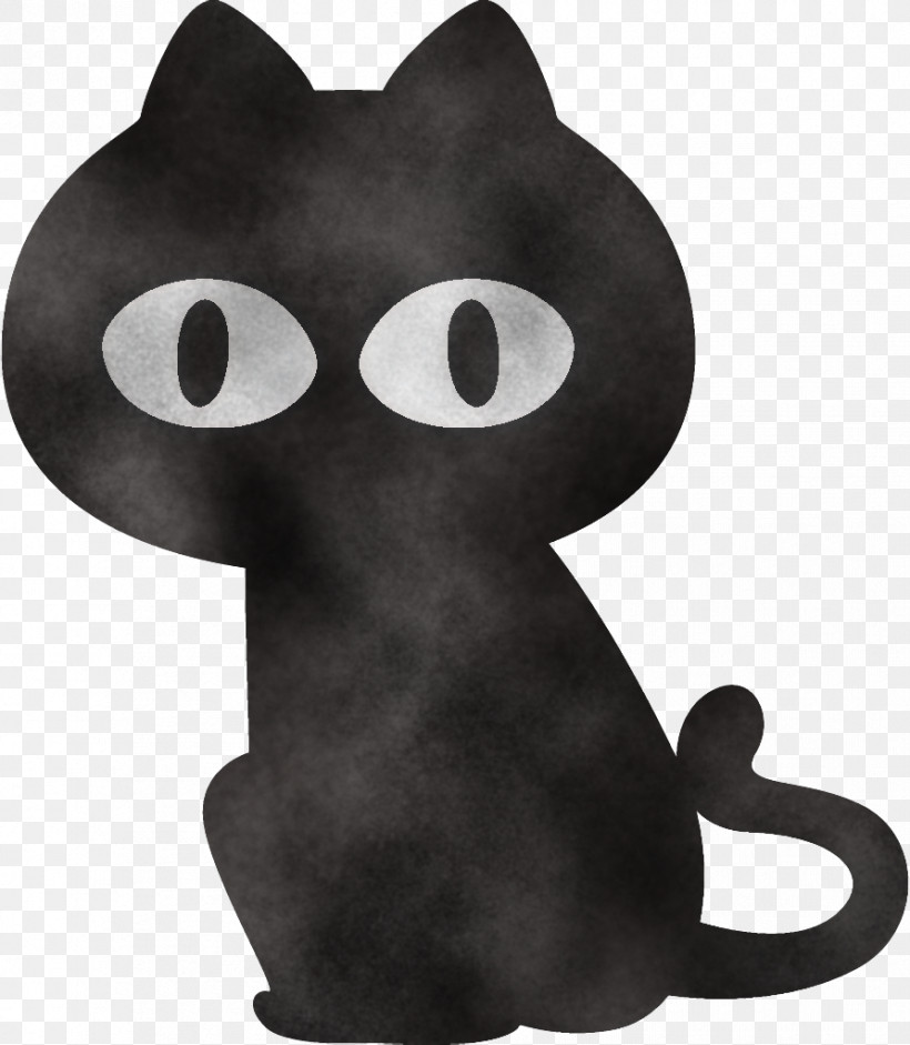 Black Cat Halloween Cat, PNG, 892x1024px, Black Cat, Animal Figure, Animation, Cat, Figurine Download Free