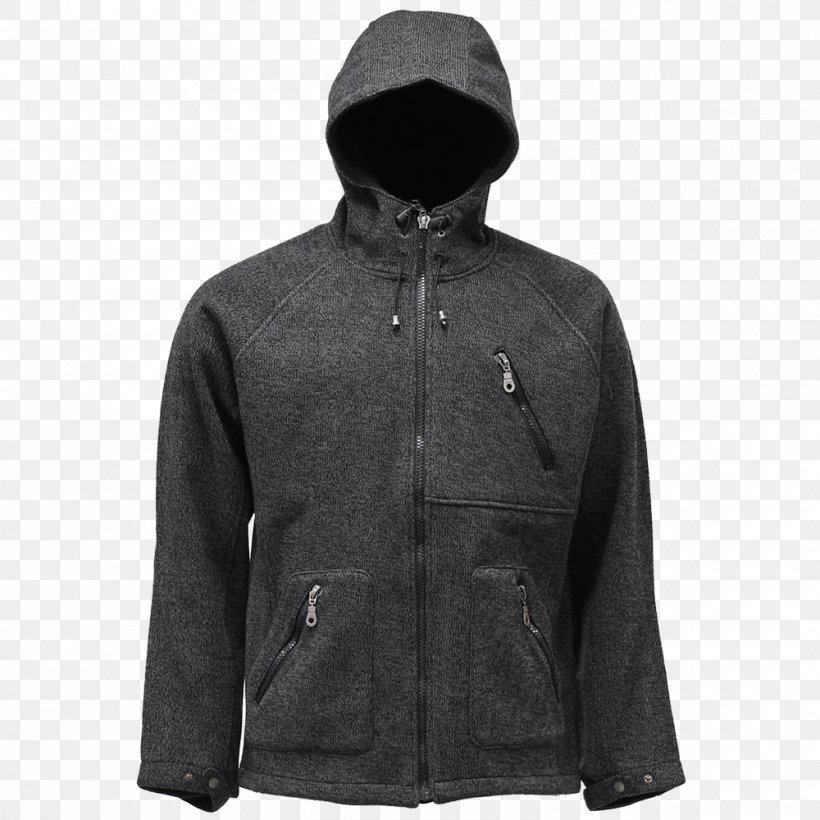 Hoodie Jacket Coat Outerwear Shirt, PNG, 1000x1000px, Hoodie, Black, Clothing, Coat, Hood Download Free