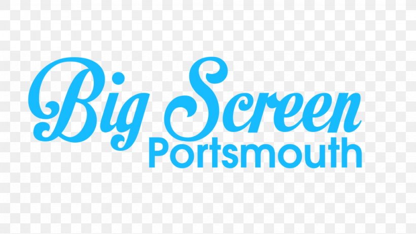 Big Screen Portsmouth Logo Label Business Printing, PNG, 1024x576px, Logo, Aqua, Area, Blue, Brand Download Free