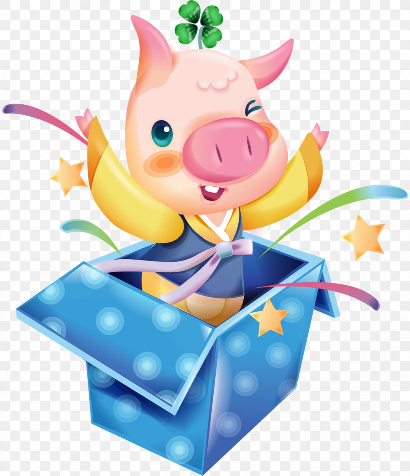 Domestic Pig Desktop Wallpaper Clip Art, PNG, 1035x1200px, Domestic Pig, Animation, Chinese New Year, Desktop Environment, Festival Download Free