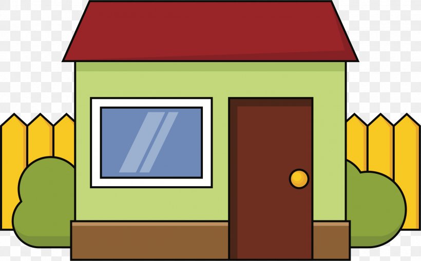 House Clip Art, PNG, 2393x1488px, House, Area, Facade, Fence, Furniture Download Free