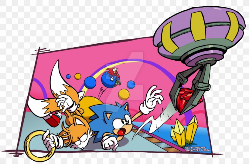 Sonic Mania Sonic The Hedgehog 2 Sonic Chaos Sonic & Knuckles, PNG, 1024x676px, Sonic Mania, Area, Art, Cartoon, Fiction Download Free