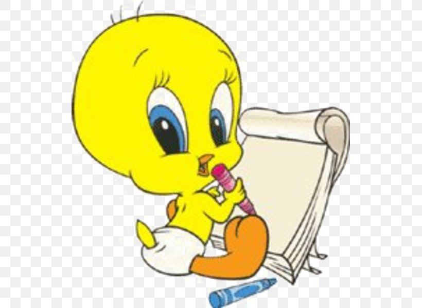 Tweety Tasmanian Devil Daffy Duck Looney Tunes Animation, PNG, 541x600px, Tweety, Animal Figure, Animation, Area, Art Download Free