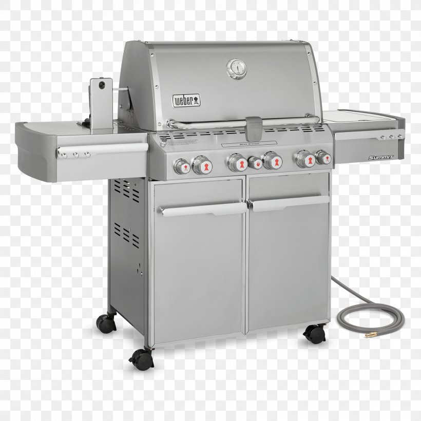 Barbecue Gasgrill Weber-Stephen Products Weber Summit S-470 Natural Gas, PNG, 1800x1800px, Barbecue, Gas Burner, Gasgrill, Kitchen Appliance, Machine Download Free