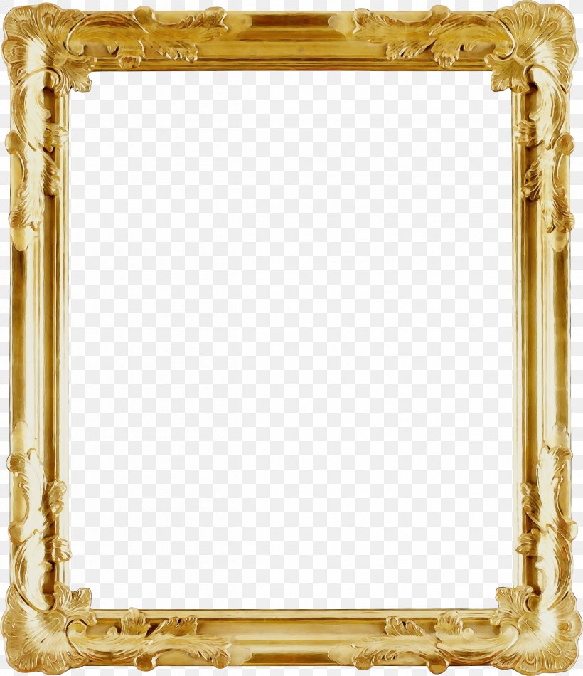 Frame Gold Frame, PNG, 2513x2913px, Picture Frames, Baroque, Brass, Canvas, Drawing Download Free