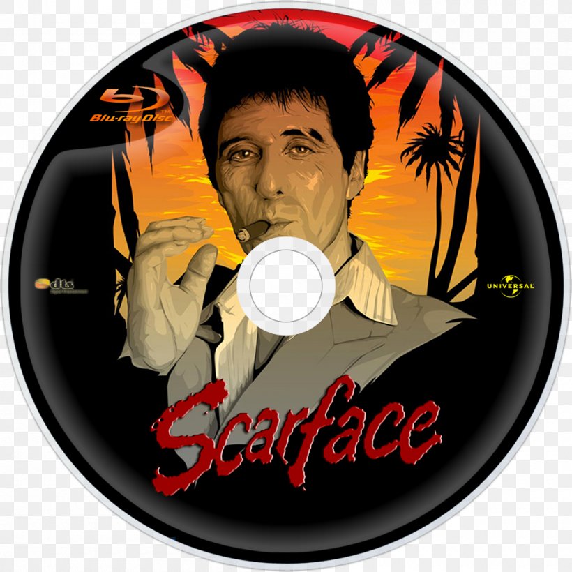 Tony Montana Scarface: The World Is Yours Al Pacino Film, PNG, 1000x1000px, Tony Montana, Al Pacino, Brand, Compact Disc, Film Download Free