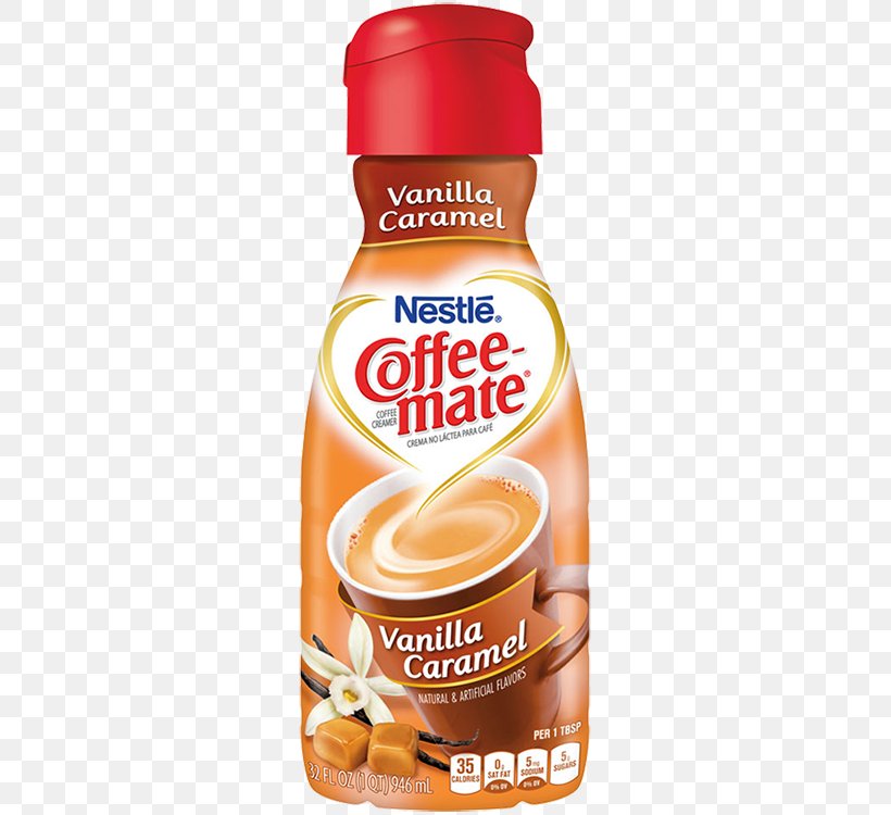 Coffee-Mate Non-dairy Creamer Latte Macchiato, PNG, 750x750px, Coffee, Caramel, Coffeemate, Cream, Dairy Product Download Free