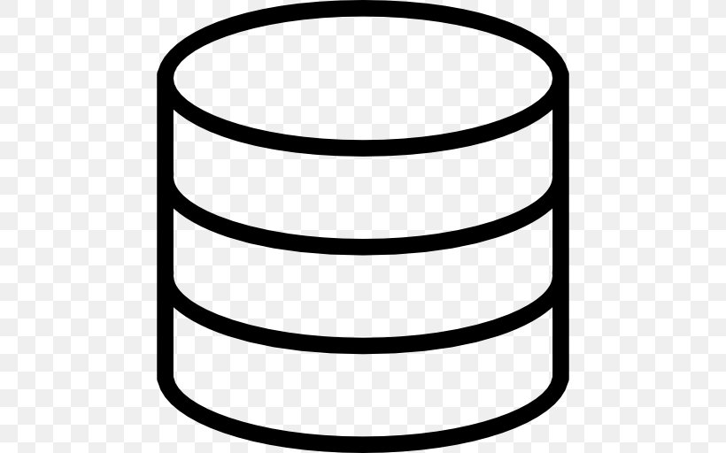 Database Server Microsoft SQL Server MySQL, PNG, 512x512px, Database, Black, Black And White, Computer Servers, Computer Software Download Free