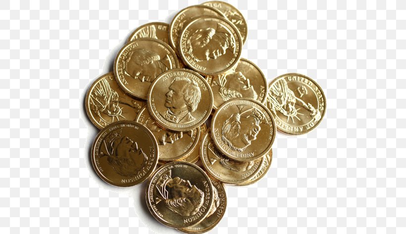 Dollar Coin Money United States Dollar Currency, PNG, 500x474px, Coin, Brass, Button, Cash, Currency Download Free