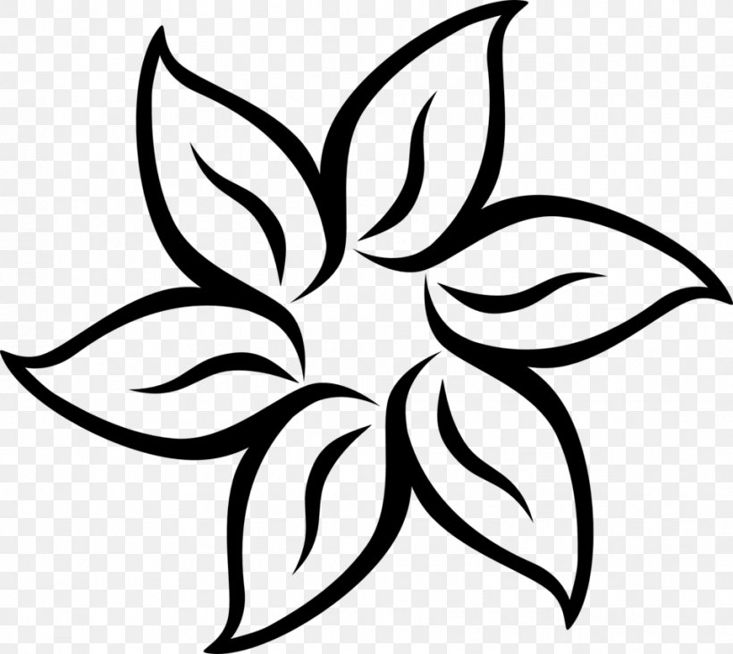 Flower Black And White Clip Art, PNG, 958x856px, Flower, Art, Artwork, Black, Black And White Download Free