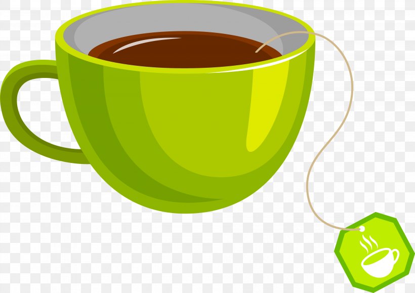 Green Tea Coffee Cup Teacup, PNG, 3793x2680px, Tea, Black Tea, Caffeine, Coffee, Coffee Cup Download Free