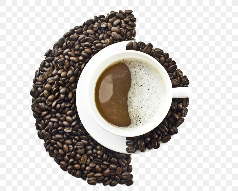 Instant Coffee Tea Espresso Cafe, PNG, 658x658px, Coffee, Arabica Coffee, Bean, Cafe, Caffeine Download Free