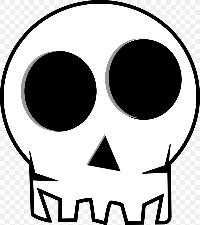 Cartoon Human Skull Symbolism Clip Art, PNG, 2128x2400px, Cartoon, Animation, Area, Black, Black And White Download Free
