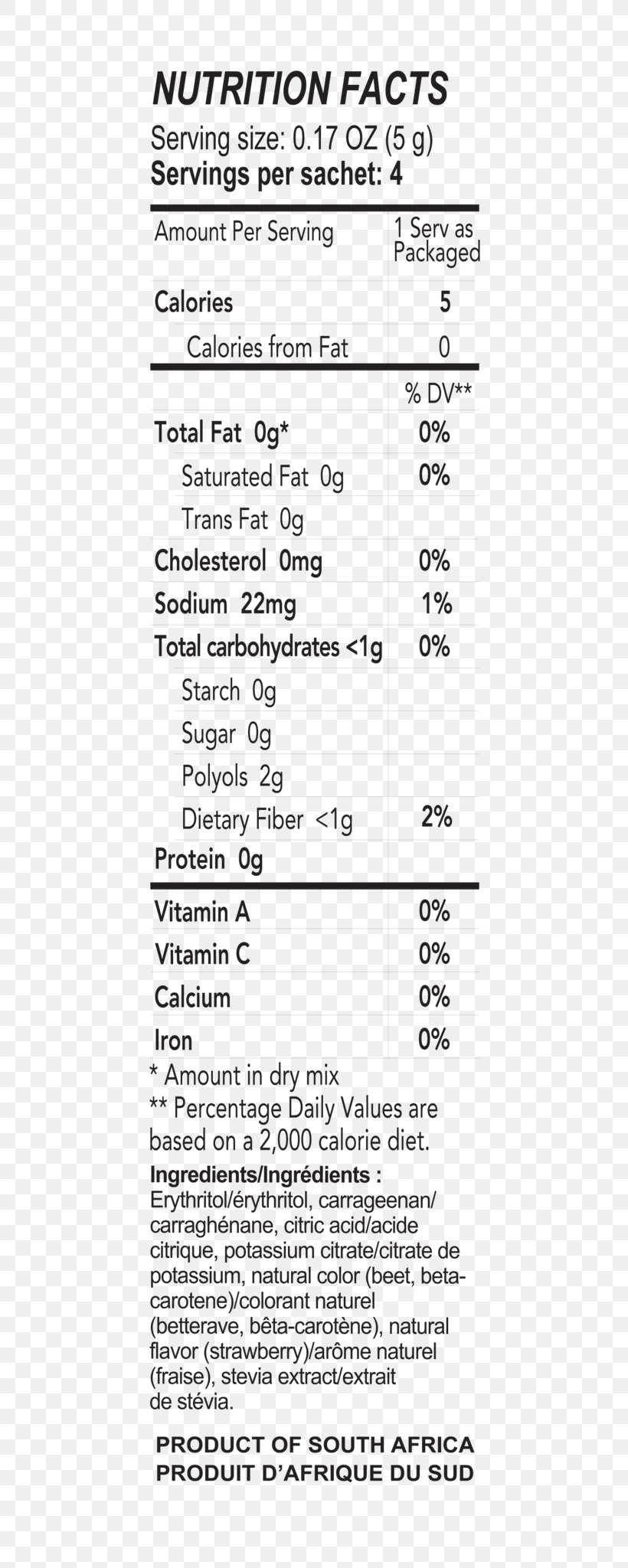 Gelatin Dessert Orange Juice Nutrition Facts Label Jell-O, PNG, 683x2048px, Gelatin Dessert, Area, Black And White, Calorie, Dessert Download Free