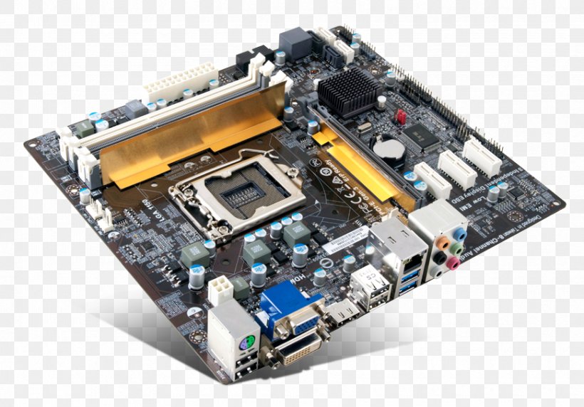 Motherboard Computer Hardware Elitegroup Computer Systems LGA 1156 Chipset, PNG, 870x607px, Motherboard, Asrock, Chipset, Computer, Computer Component Download Free
