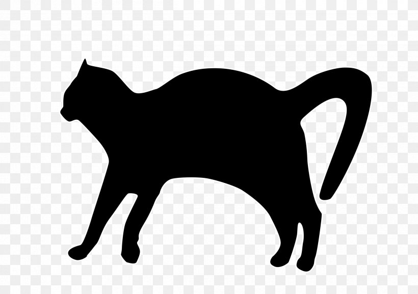 Cat Kitten Clip Art, PNG, 2400x1691px, Cat, Autocad Dxf, Black, Black And White, Black Cat Download Free