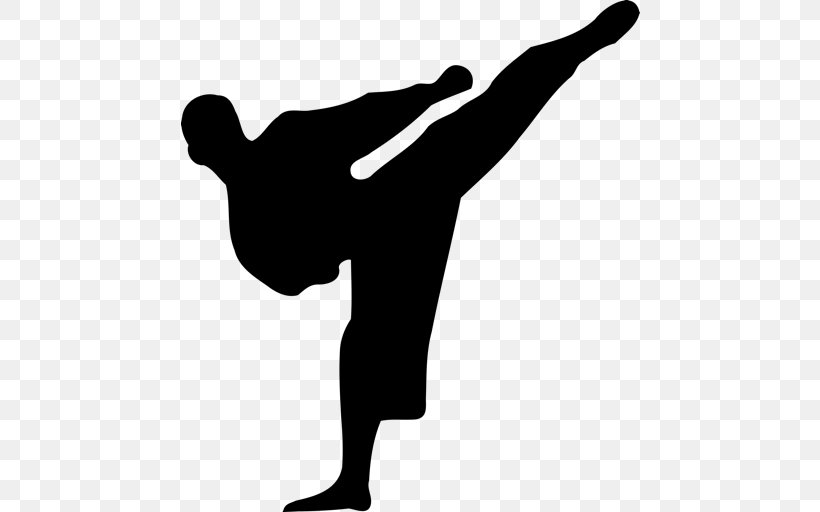 Karate Martial Arts Clip Art, PNG, 512x512px, Karate, Arm, Black And White, Finger, Hand Download Free