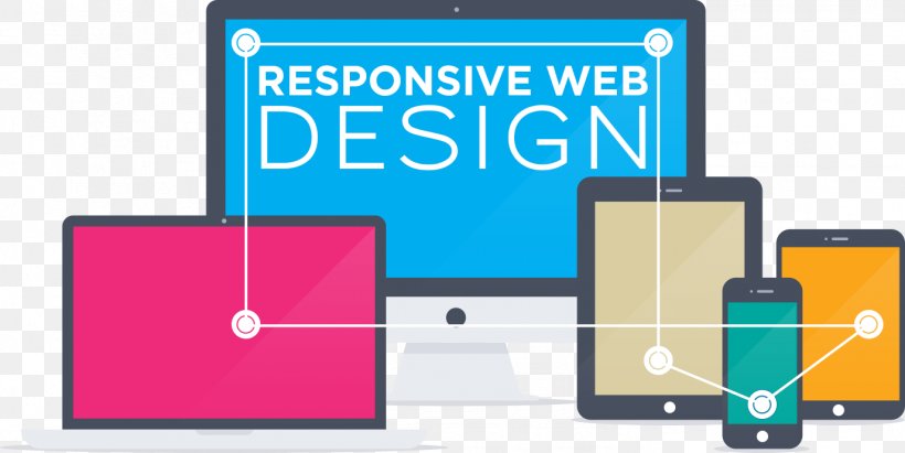Responsive Web Design Web Development, PNG, 1376x690px, Responsive Web Design, Area, Blue, Brand, Communication Download Free