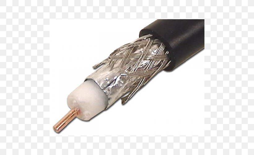 Coaxial Cable RG-6 Electrical Cable Wire, PNG, 500x500px, Coaxial Cable, Aerials, Cable, Cable Television, Coaxial Download Free
