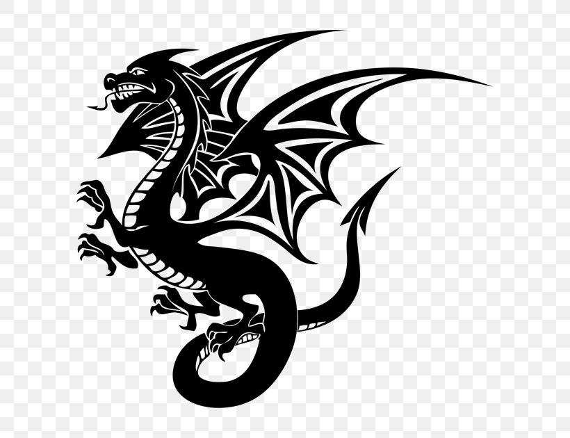 Dragon Stock Photography, PNG, 630x630px, Dragon, Automotive Design, Black And White, Depositphotos, Fictional Character Download Free