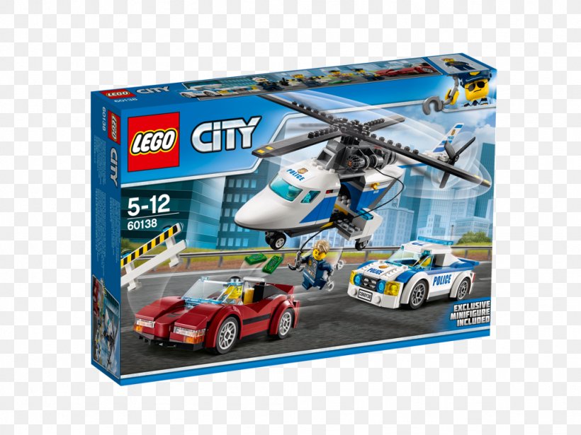 LEGO 60138 City High-Speed Chase LEGO 60011 City Surfer Rescue Amazon.com Toy, PNG, 1024x768px, Lego 60138 City Highspeed Chase, Amazoncom, Gumtree, Helicopter, Helicopter Rotor Download Free