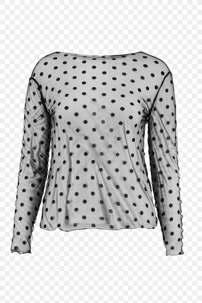 Long-sleeved T-shirt Polka Dot Long-sleeved T-shirt Shoulder, PNG, 1000x1500px, Sleeve, Blouse, Clothing, Long Sleeved T Shirt, Longsleeved Tshirt Download Free