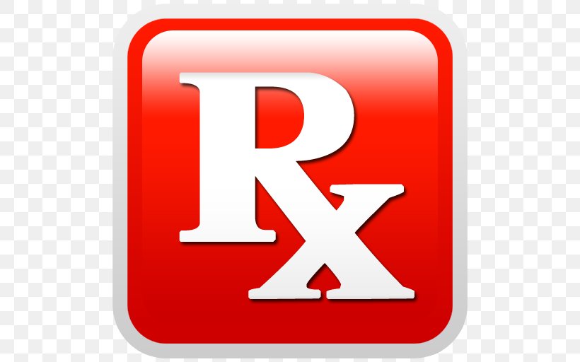 Medical Prescription Pharmacy Pharmaceutical Drug Red Clip Art, PNG, 512x512px, Medical Prescription, Area, Brand, Logo, Medicine Download Free