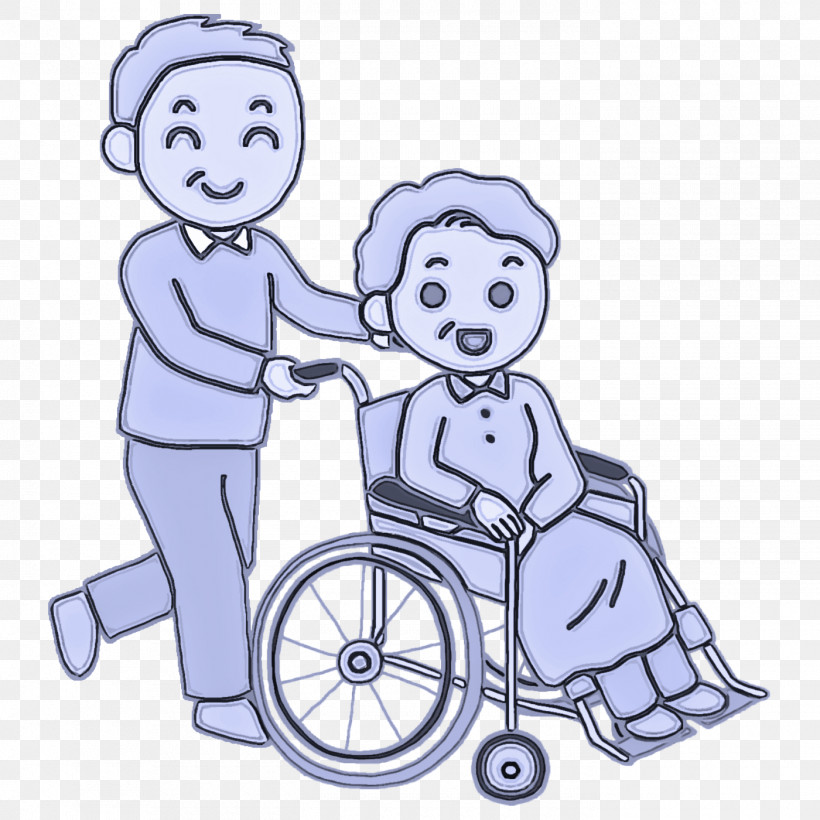 Older Aged Wheelchair, PNG, 1400x1400px, Older, Aged, Caricature, Cartoon, Coloring Book Download Free