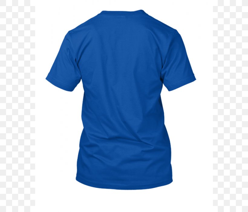 T-shirt Blue Majestic Athletic Neckline Under Armour, PNG, 700x700px, Tshirt, Active Shirt, Blue, Clothing, Cobalt Blue Download Free