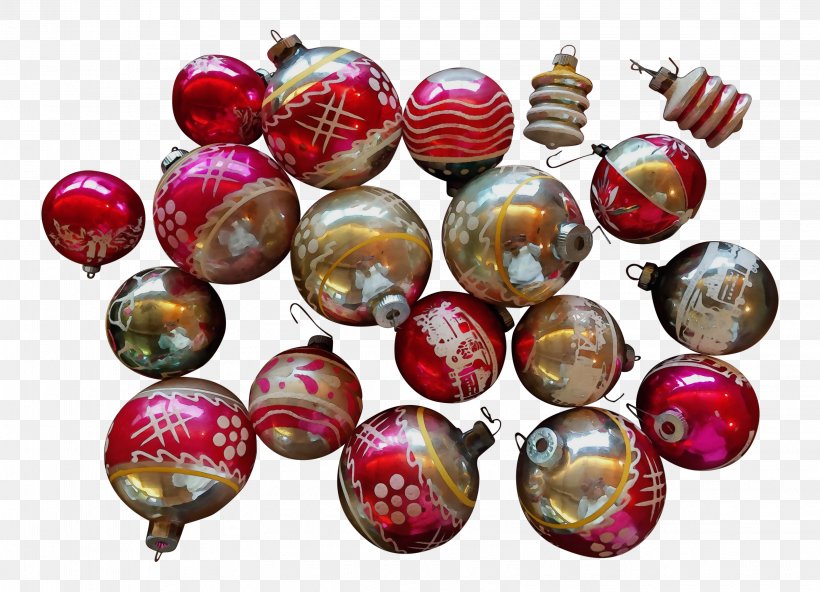 Christmas Ornament, PNG, 3219x2327px, Watercolor, Bead, Christmas Decoration, Christmas Ornament, Fashion Accessory Download Free