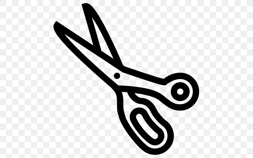 Scissors Hair-cutting Shears Clip Art, PNG, 512x512px, Scissors, Beauty Parlour, Black And White, Cosmetologist, Cutting Download Free