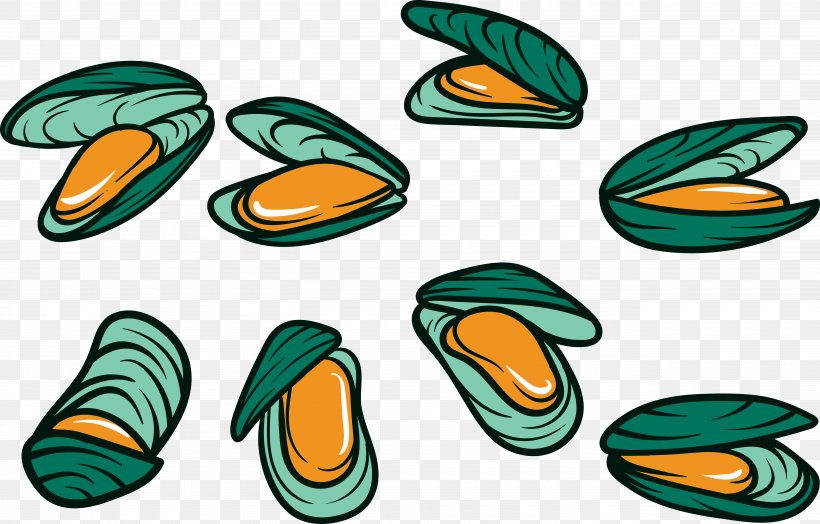 Mussel Seafood Oyster Squid Clip Art, PNG, 5200x3327px, Mussel, Artwork, Drawing, Fish, Footwear Download Free