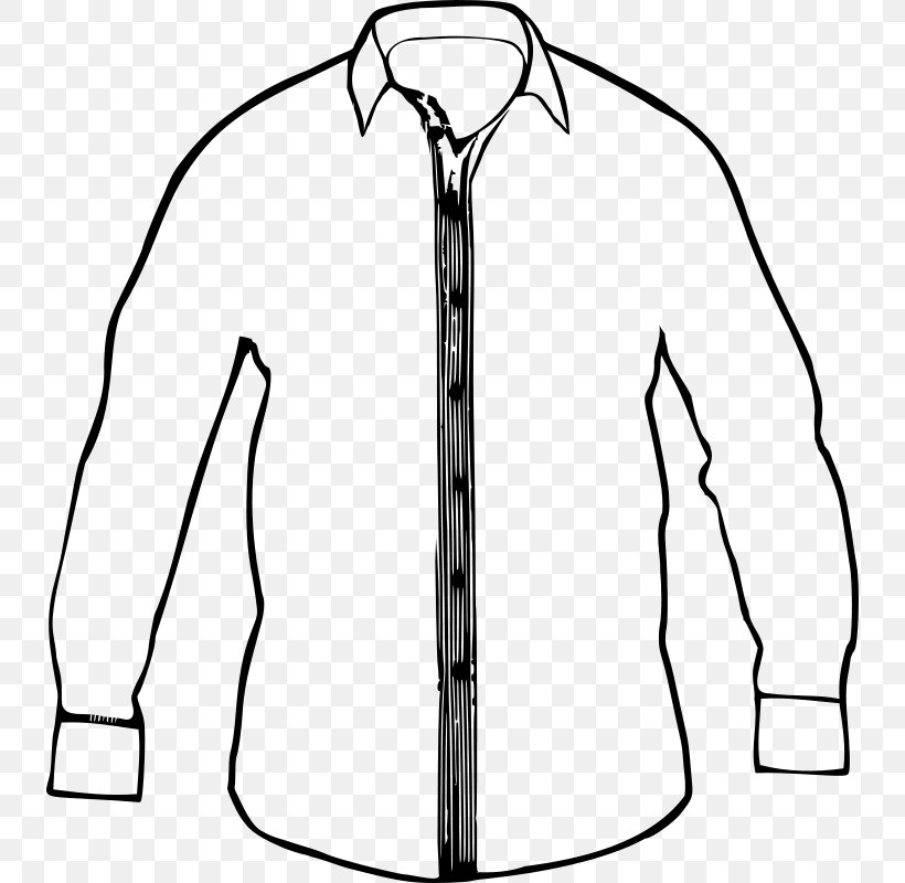 T-shirt Dress Shirt Clip Art, PNG, 736x800px, Tshirt, Area, Black, Black And White, Clothing Download Free
