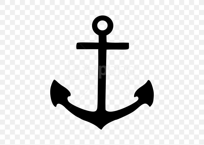 Anchor Symbol Black-and-white Silhouette Cross, PNG, 480x582px, Anchor, Blackandwhite, Cross, Silhouette, Symbol Download Free