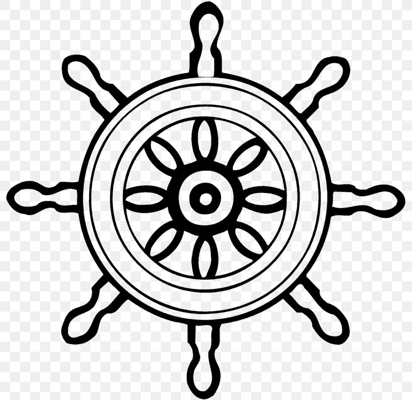 Ship's Wheel Rudder Helmsman, PNG, 800x796px, Ship, Anchor, Artwork, Black And White, Boat Download Free