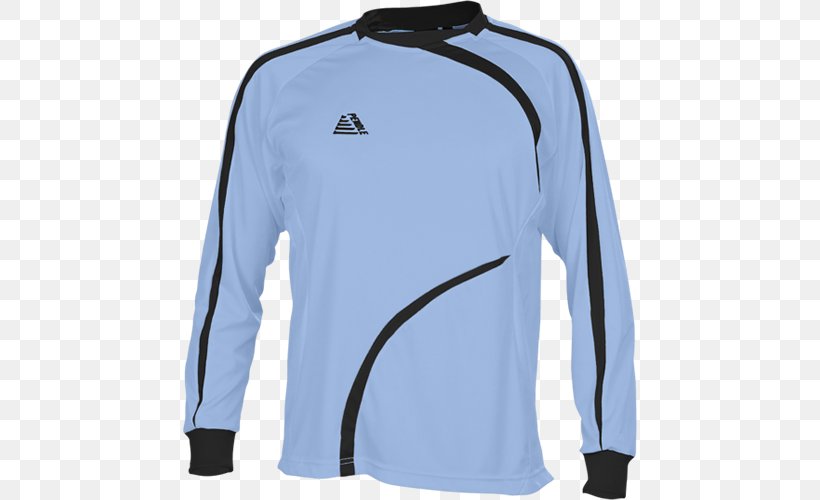 Sports Fan Jersey Long-sleeved T-shirt Long-sleeved T-shirt, PNG, 500x500px, Sports Fan Jersey, Active Shirt, Blue, Bluza, Electric Blue Download Free