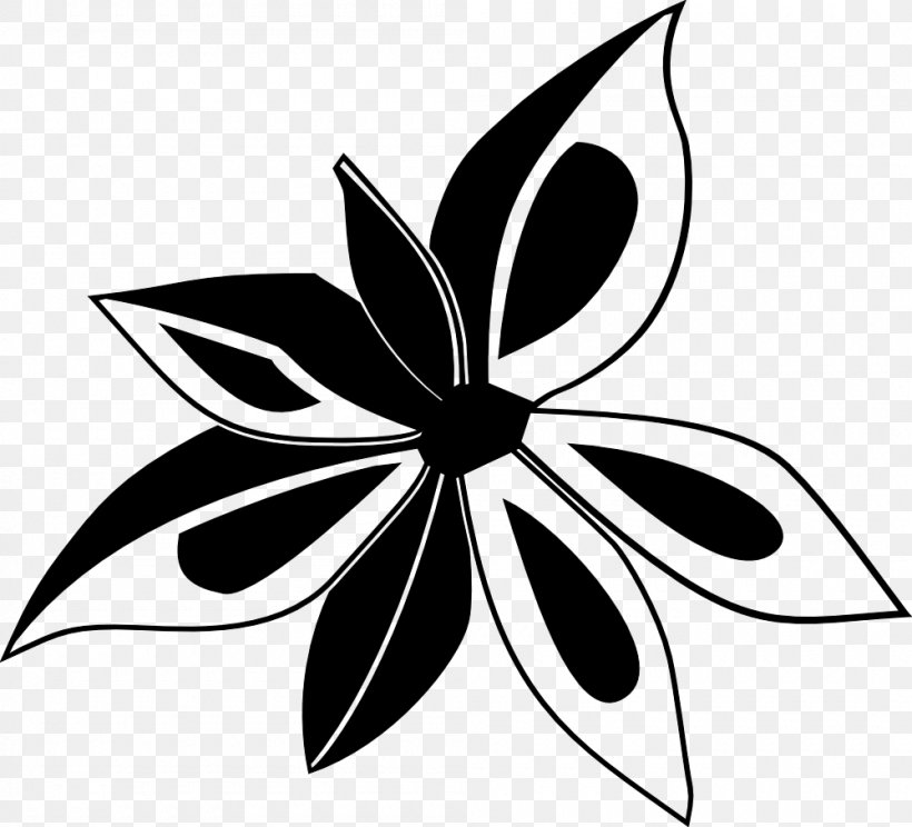 Star Anise Clip Art, PNG, 1000x908px, Star Anise, Allspice, Anise, Artwork, Black And White Download Free