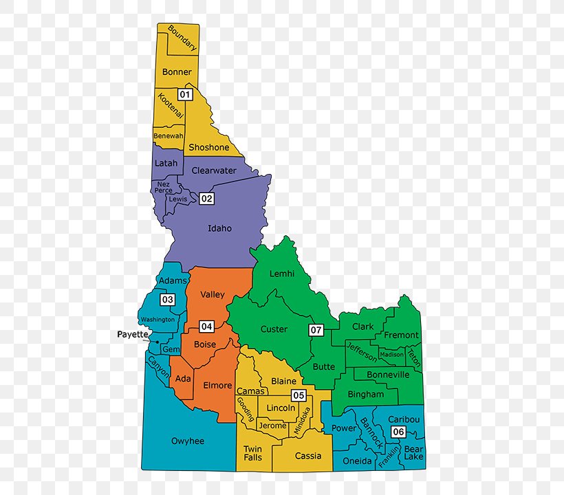 Idaho Vector Map, PNG, 486x720px, Idaho, Area, Blank Map, Diagram, Map Download Free