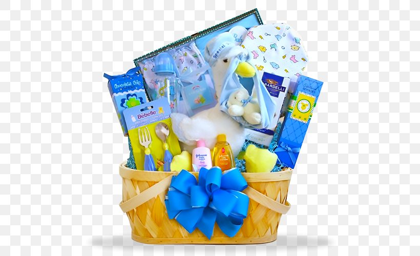Food Gift Baskets Baby Shower Infant, PNG, 500x500px, Food Gift Baskets, Baby Shower, Basket, Birthday, Boy Download Free
