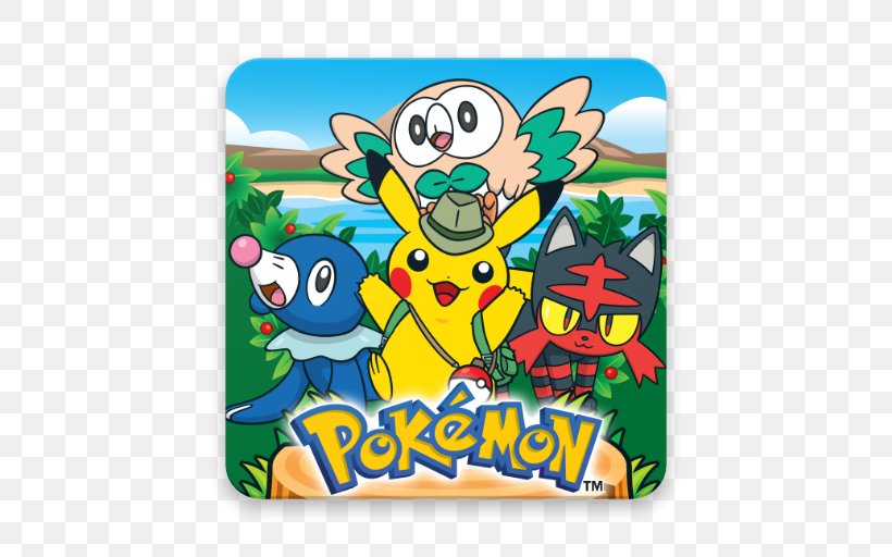 Pokémon Sun And Moon The Pokémon Company Video Game, PNG, 512x512px, Pokemon, Alola, Android, App Store, Cartoon Download Free