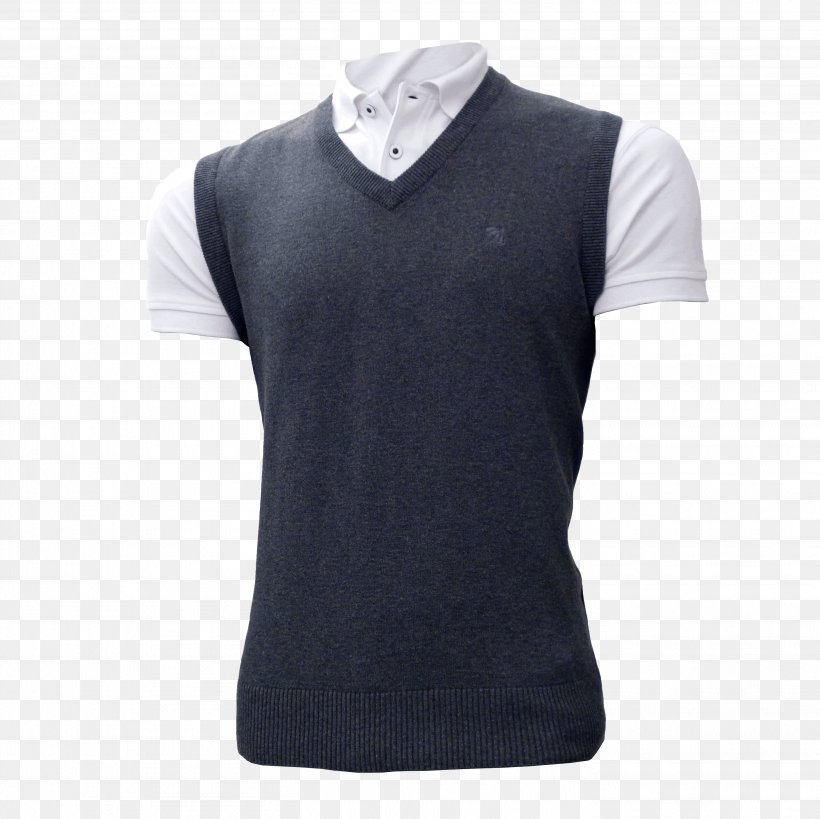 Sleeve Sweater Vest T-shirt Golf Collar, PNG, 2823x2822px, Sleeve, Arnold Palmer, Black, Black M, Collar Download Free