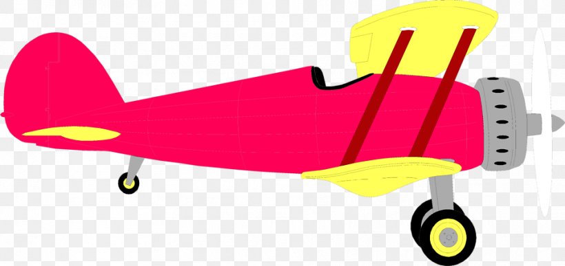 Airplane Biplane Model Aircraft Clip Art, PNG, 958x453px, Airplane, Aircraft, Area, Aviation, Biplane Download Free