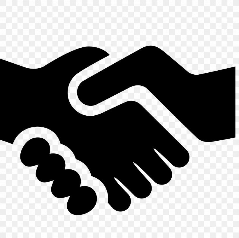 Handshake, PNG, 1600x1600px, Handshake, Black, Black And White, Brand, Contract Download Free