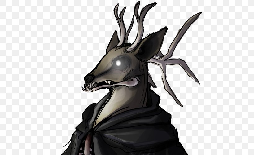 Jump Scare Reindeer Game, PNG, 500x500px, Jump Scare, Antler, Deer, Demon, Fictional Character Download Free