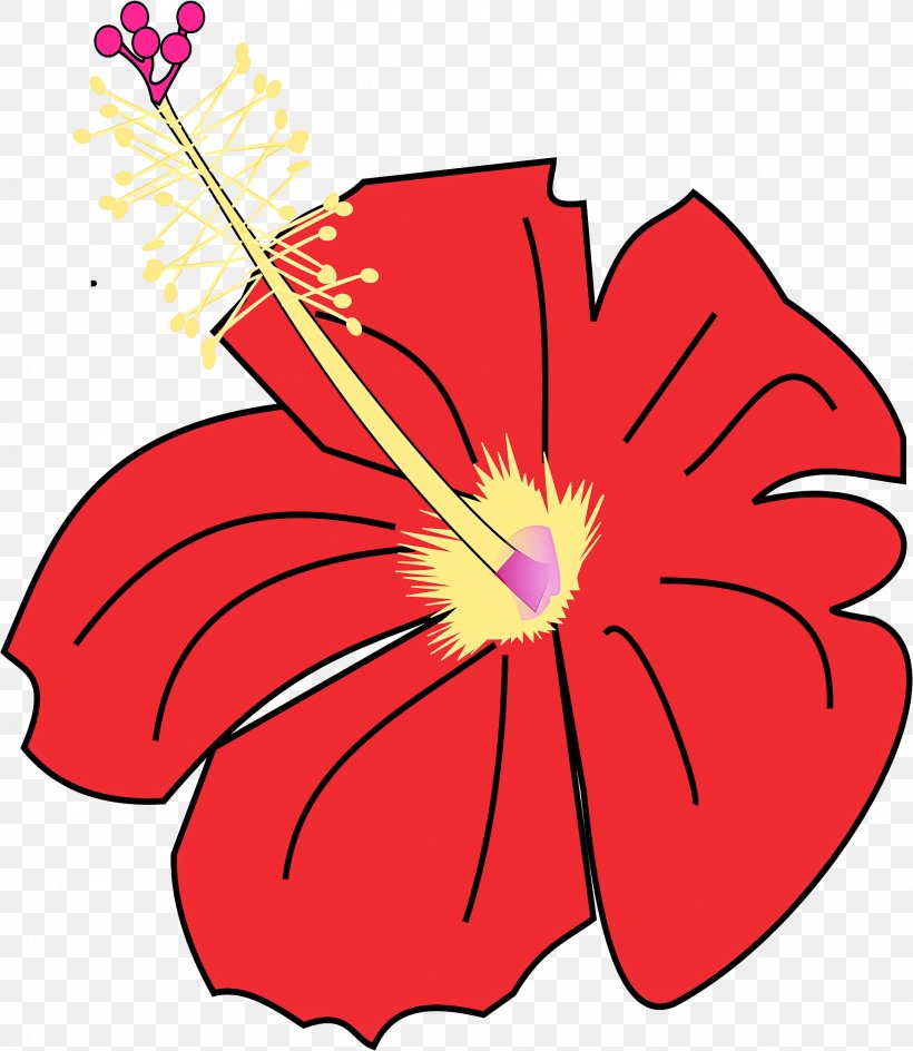 Red Petal Plant Flower Hibiscus, PNG, 1887x2174px, Red, Flower, Hibiscus, Leaf, Petal Download Free