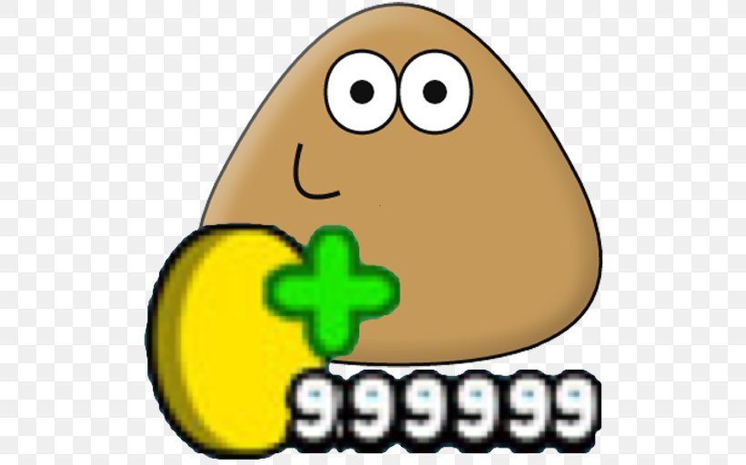 Pou Scribblenauts Unlimited Android Money Just Repeat, PNG, 512x512px, Pou, Android, Cheating In Video Games, Coin, Food Download Free