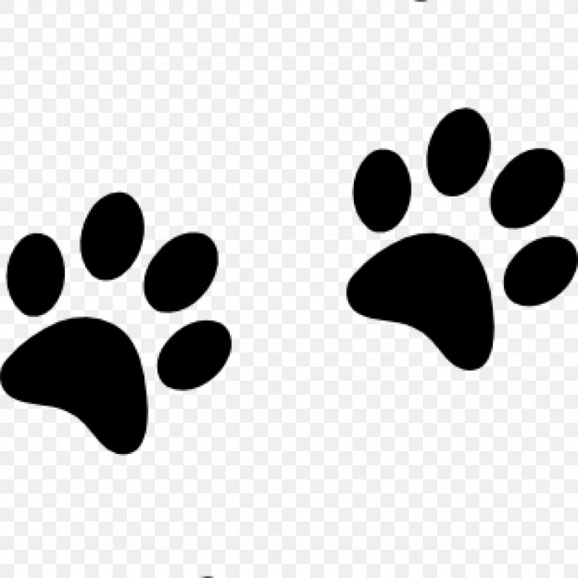 Vector Graphics Clip Art Paw Image, PNG, 1024x1024px, Paw, Blackandwhite, Cat, Footprint, Line Art Download Free