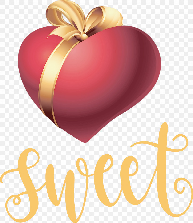 Be Sweet Valentines Day Heart, PNG, 2593x3000px, Be Sweet, Fruit, Heart, M095, Valentines Day Download Free